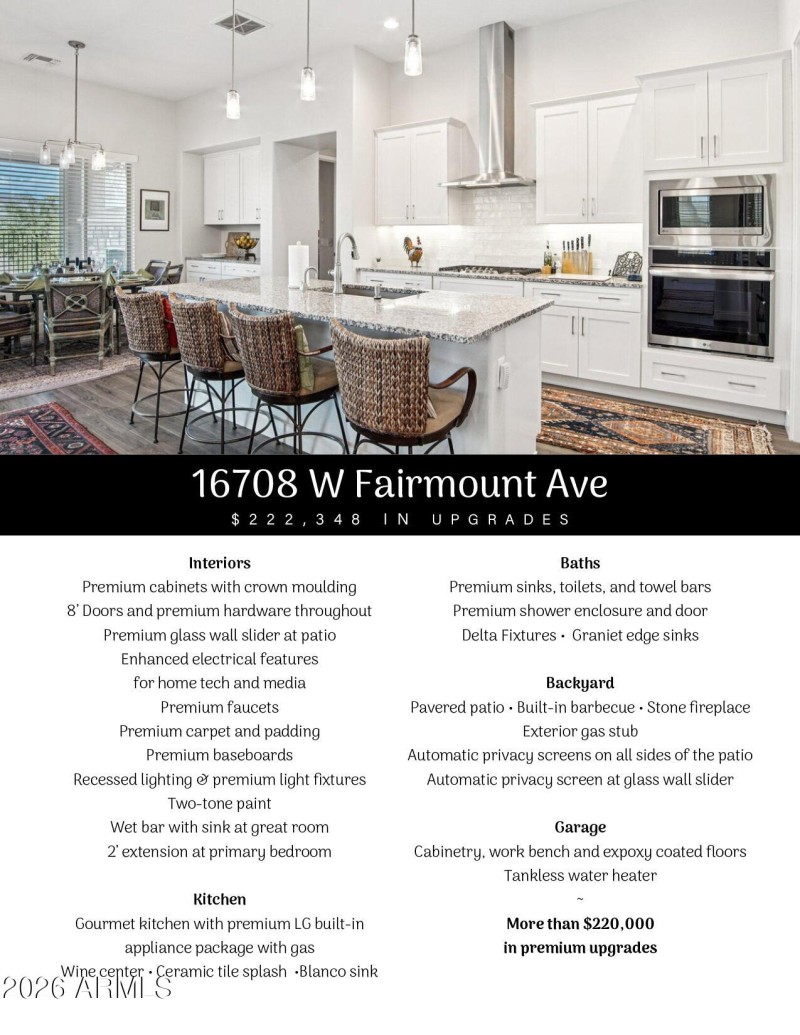 16708 W Fairmount Ave Upgrades