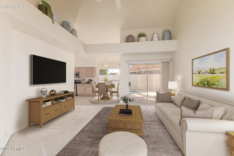 Family Room (Virtually Staged)