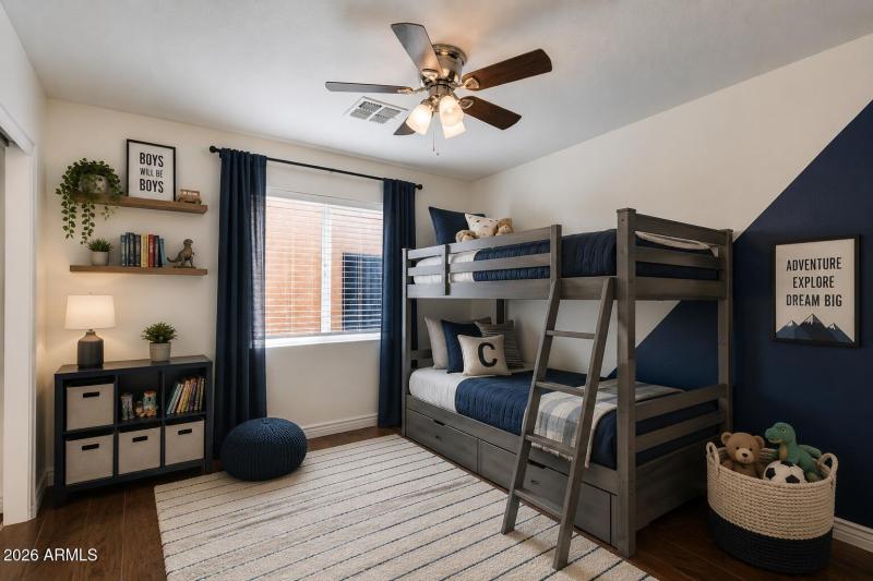 Bedroom 3 Staged