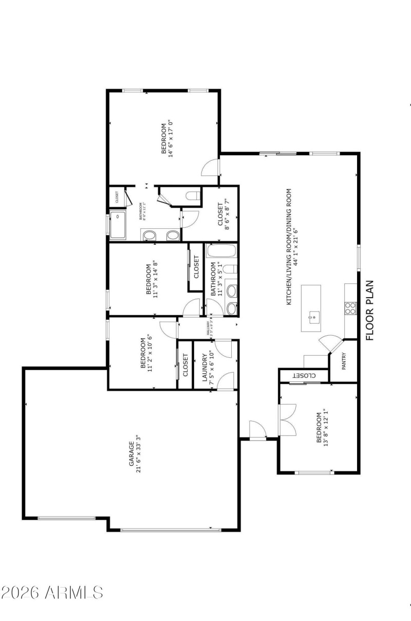9786 W Appaloosa Tr Floor Plan