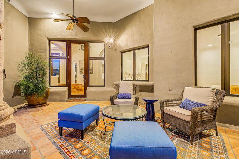 North patio living room