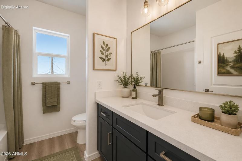 Guest Bathroom - Virtually Staged
