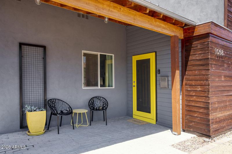 Main home front entrance