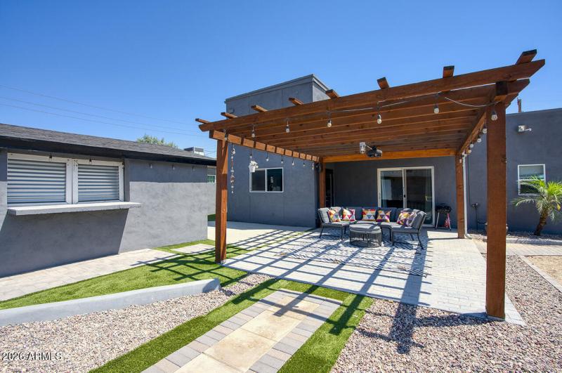 Rear Patio