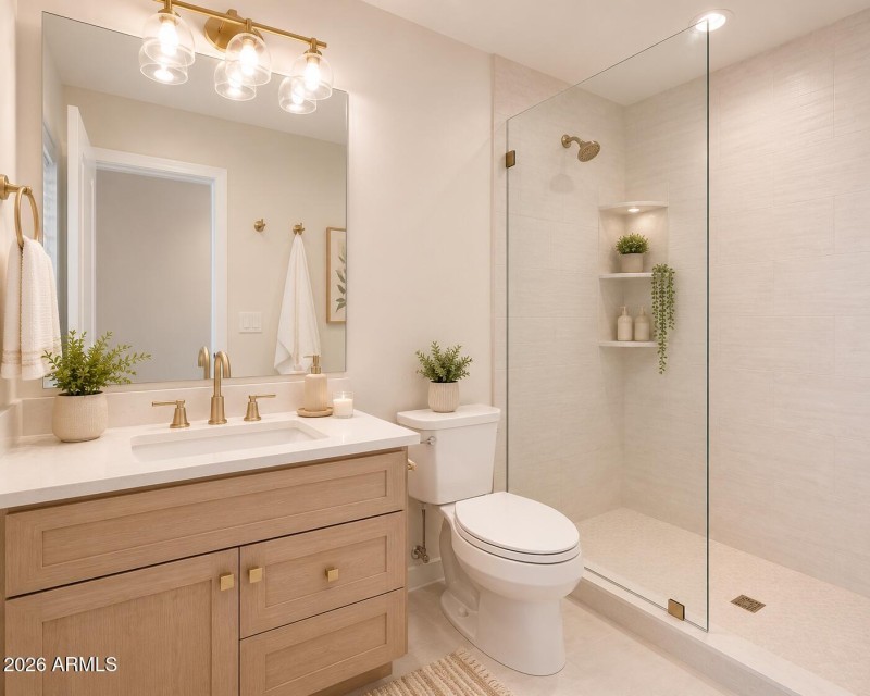 Primary Bathroom Rendering