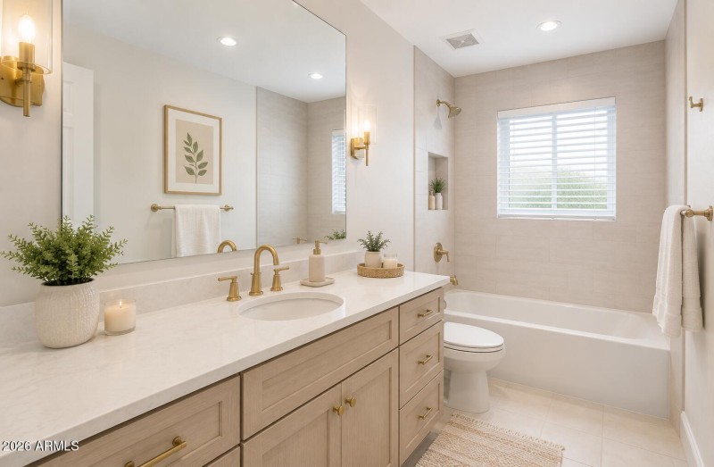 Guest Bathroom Rendering