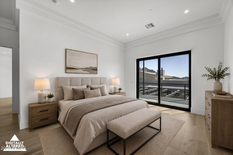 gold mtn guest loft bedroom