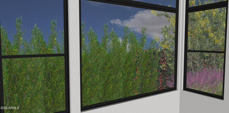 Primary Bedroom Landscape Rendering