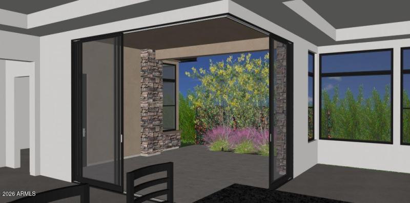 Landscape Rendering from Back Patio #2