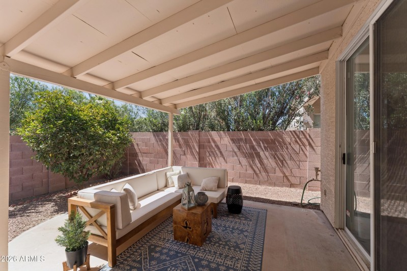 Back patio