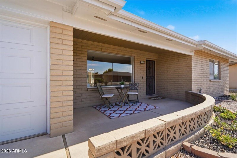 NIce Size Front Patio
