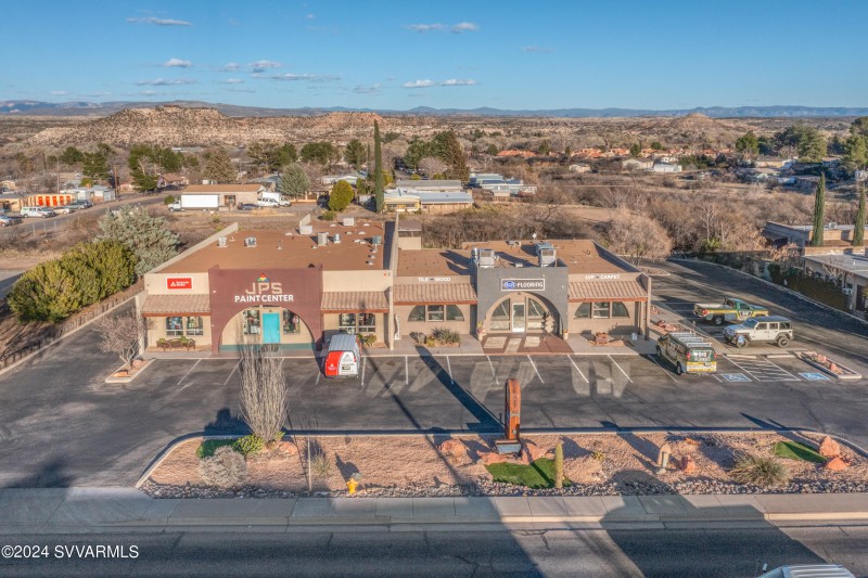 Aerial of both Suites fr West