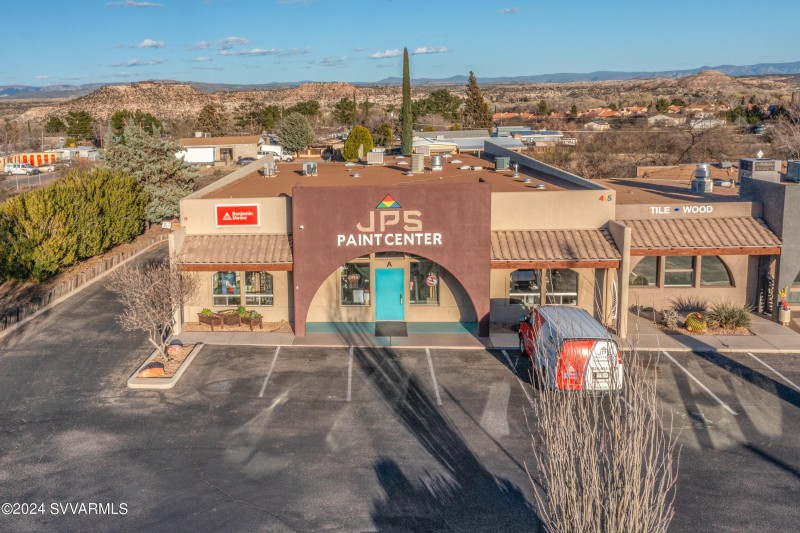 Suite A Aerial of front