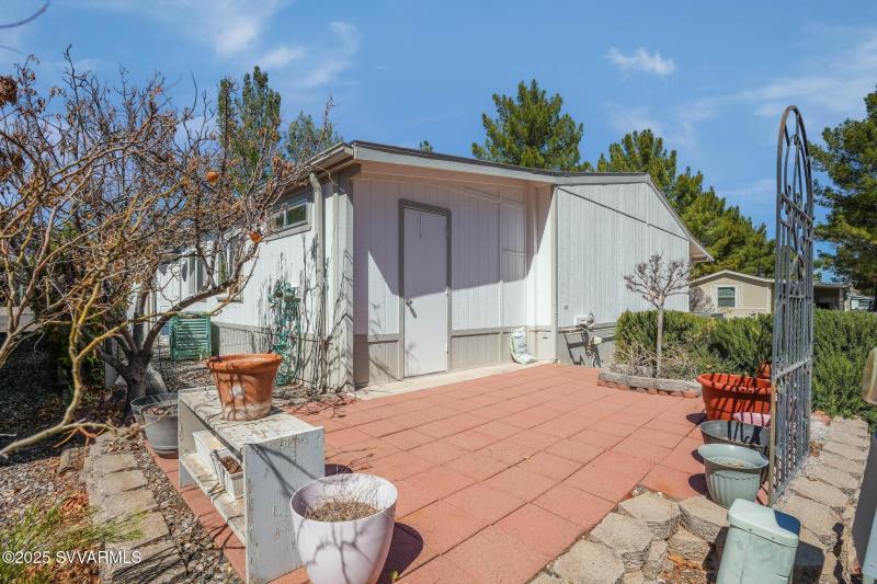 Back side patio