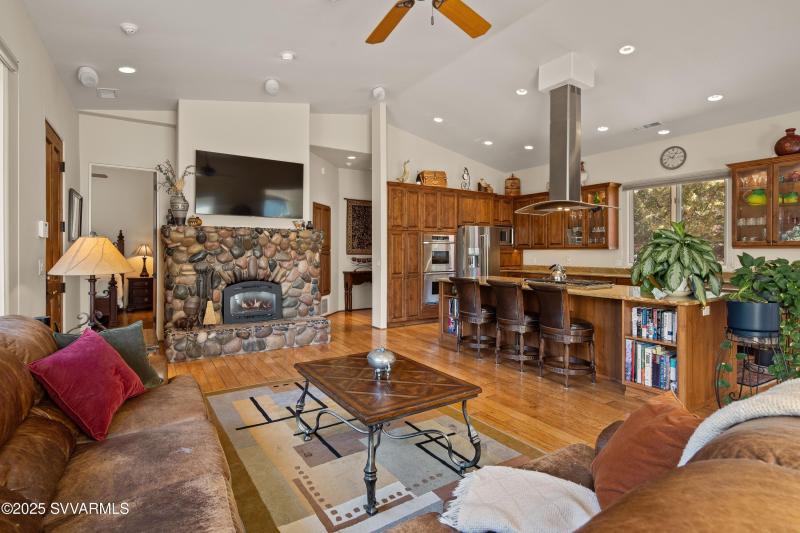 From Living Area to Open Kitchen