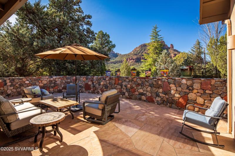 Side Patio from Dining Room Views