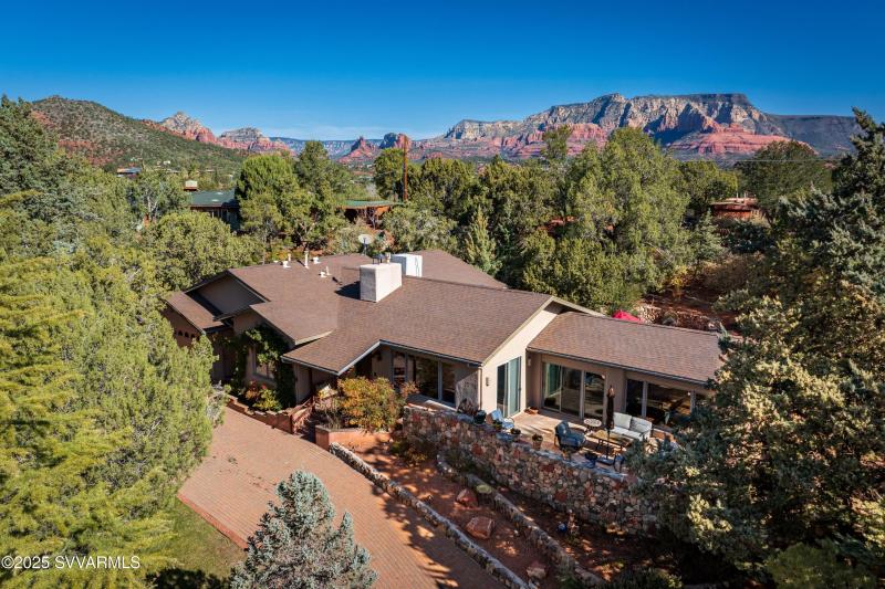 Aerial View of Home