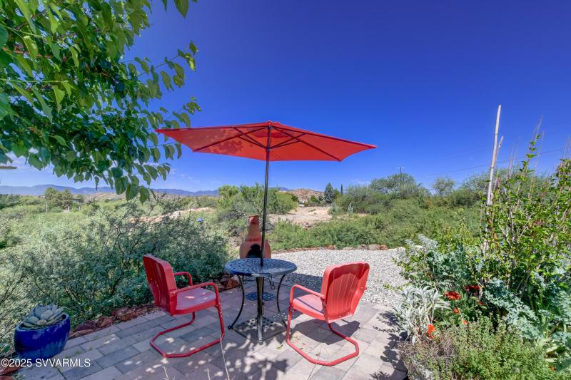 Back Yard Sitting Area