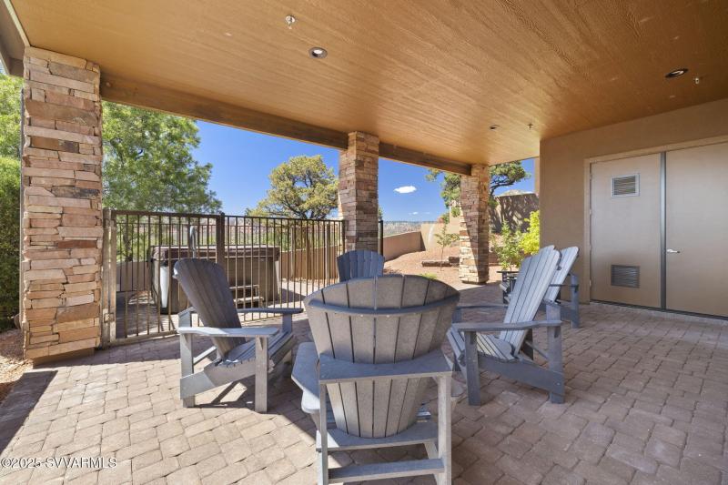 Club House Patio + Spa