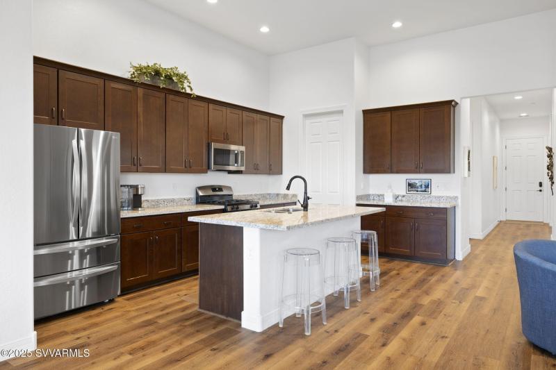 Kitchen + Island + Walk-in Pantry