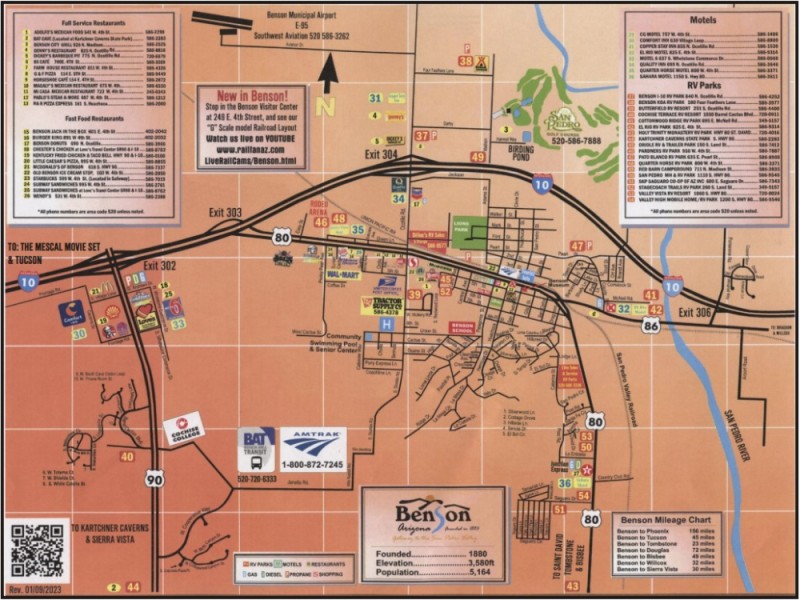 Official Benson City Map