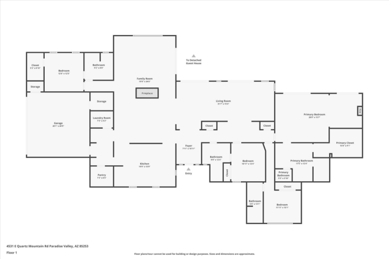 Main House Floorplan