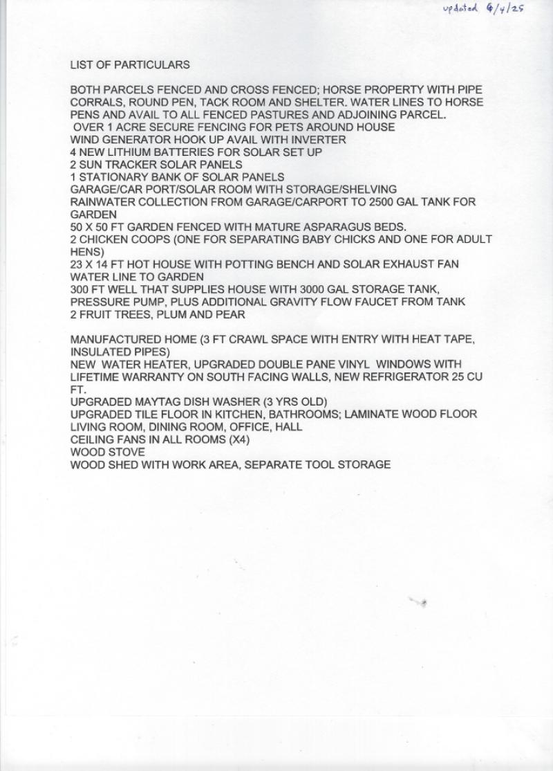 Property Features list updated 6.4.25