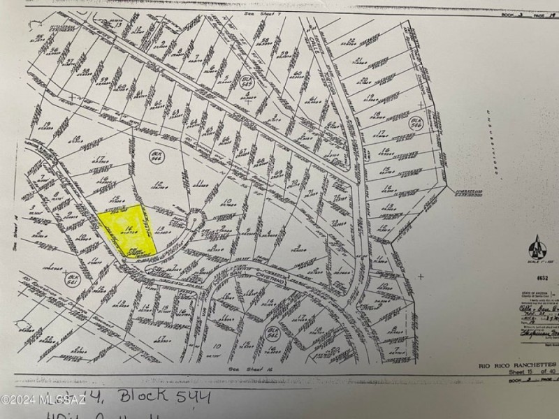 Property map, lot 14