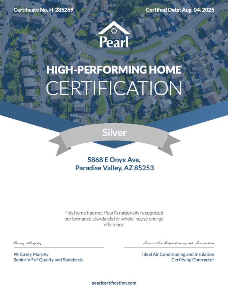 Energy Efficient Certificate