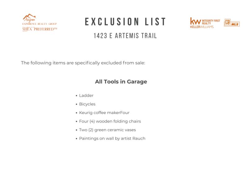 Exclusion list